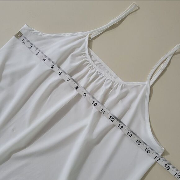 Time and Tru White Camisole Tank Top - Picture 4 of 11